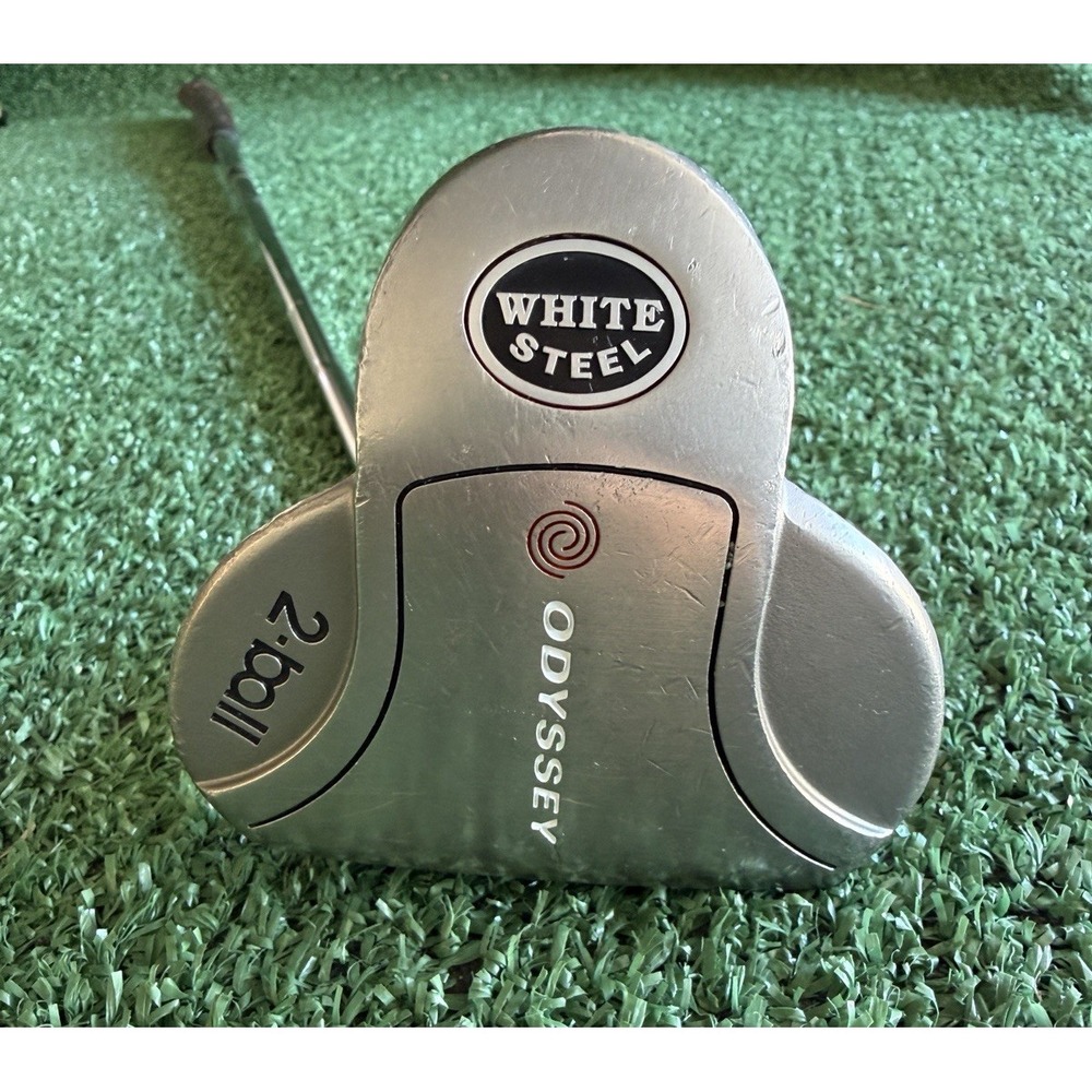 Odyssey White Steel 2-Ball Putter 34" Mallet Right Handed